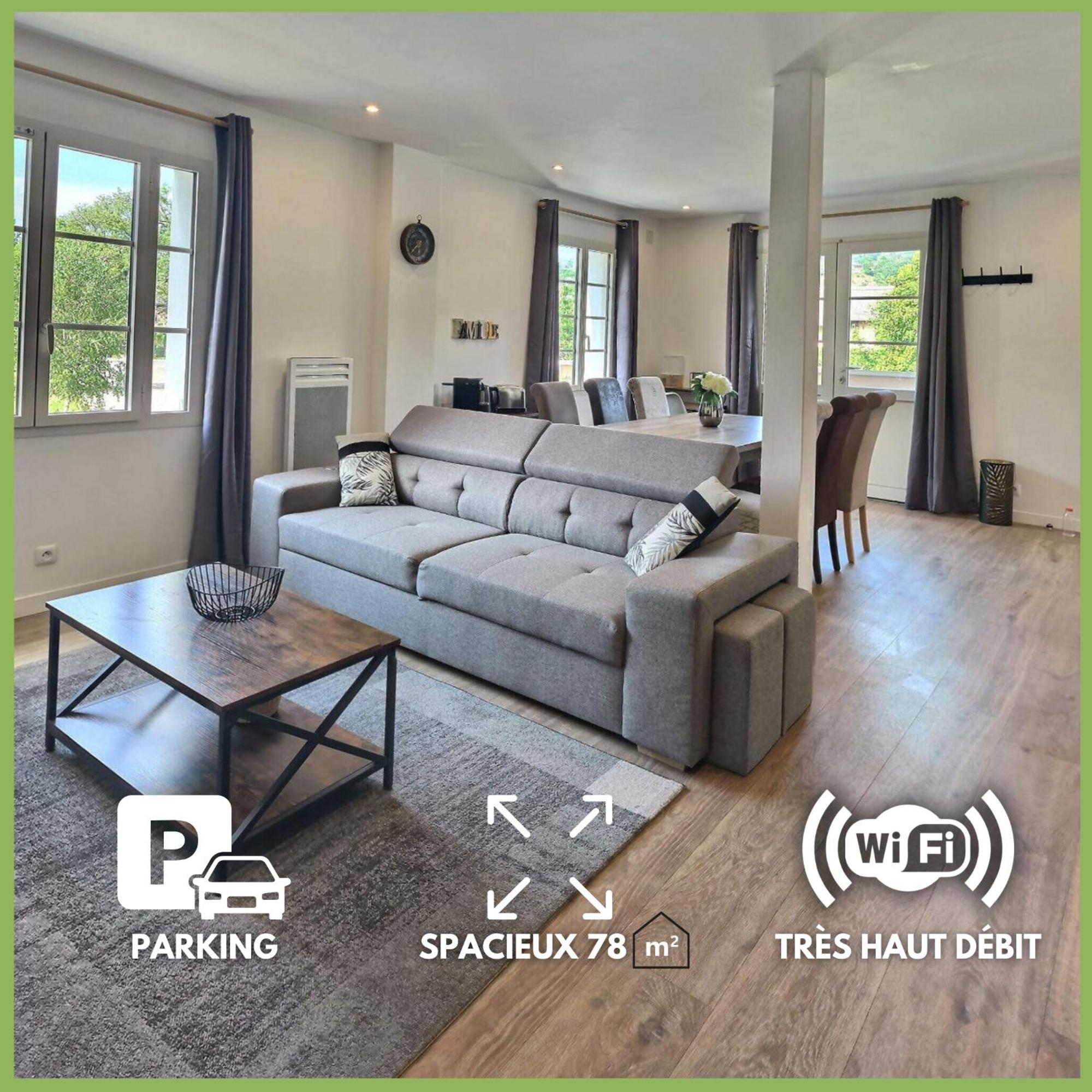 Superbe, T3 Spacieux 78 M2, Neuf, Parking, Balcon Gerde 外观 照片